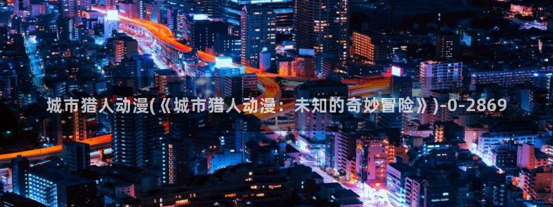 不知火舞动漫：城市猎人动漫(《城市猎人动漫：未知的奇妙冒险》)